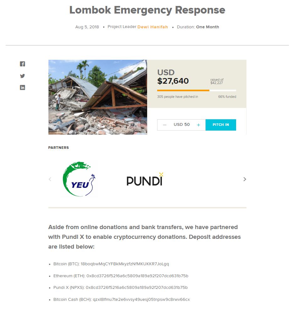 Lombok Emergency Response oleh Kopernik