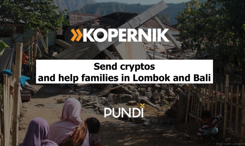 Pundi X Ajak Donasikan Crypto untuk Korban Gempa Lombok