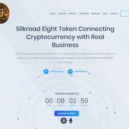 Pre-ITO Silkroad Eight Token Dimulai 1 September 2018