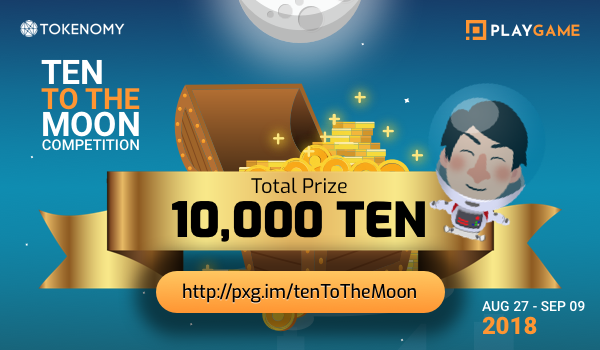 Mainkan TEN to the Moon, Hadiah Total 10.000 TEN