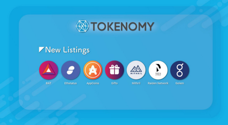 Tokenomy Exchange Tambah 7 Token Baru