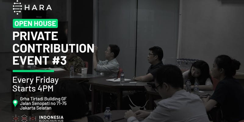 HARA Private Contribution Event #3 – 21 September 2018