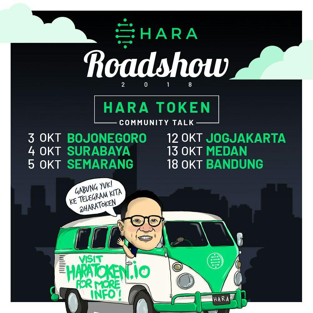 Jadwal HARA Roadshow untuk Oktober 2018