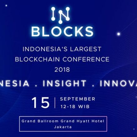 INBLOCKS Conference Jakarta – 15 September 2018
