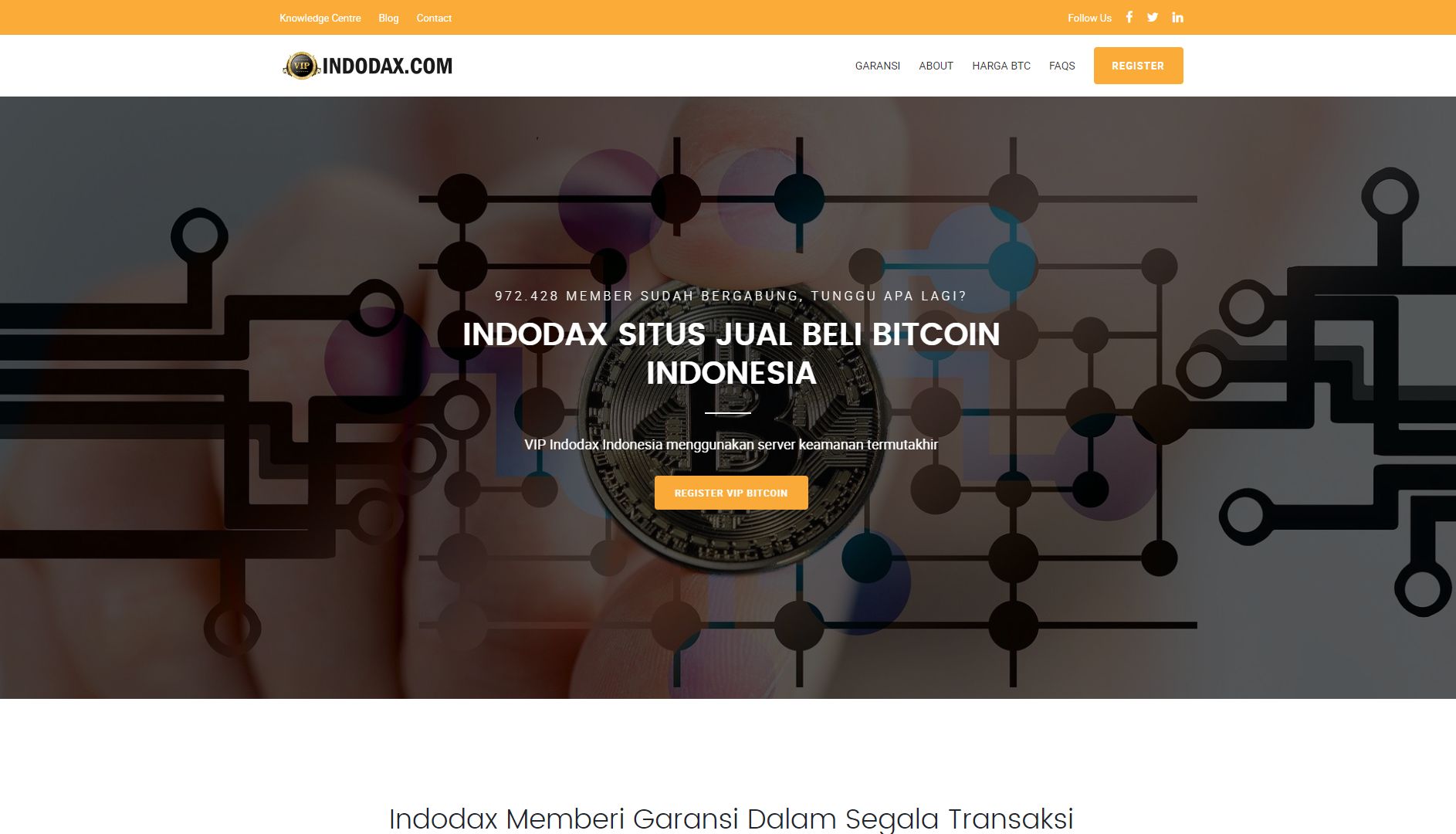 Waspadai Website Mencurigakan Mengatasnamakan Indodax