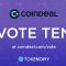 Dapatkan Hadiah TEN untuk Partisipan CoinDeal Community Voting