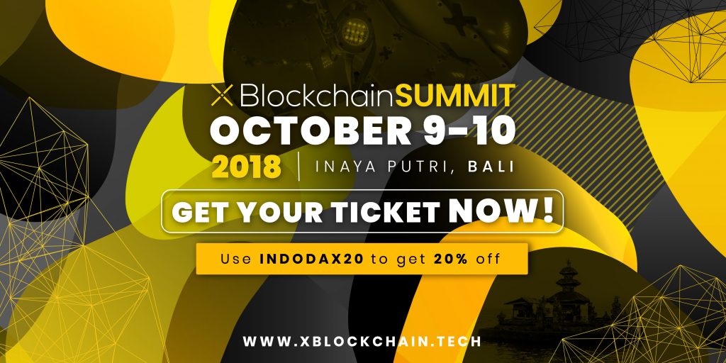 XBlockchain Summit 2018 – 9 Oktober 2018