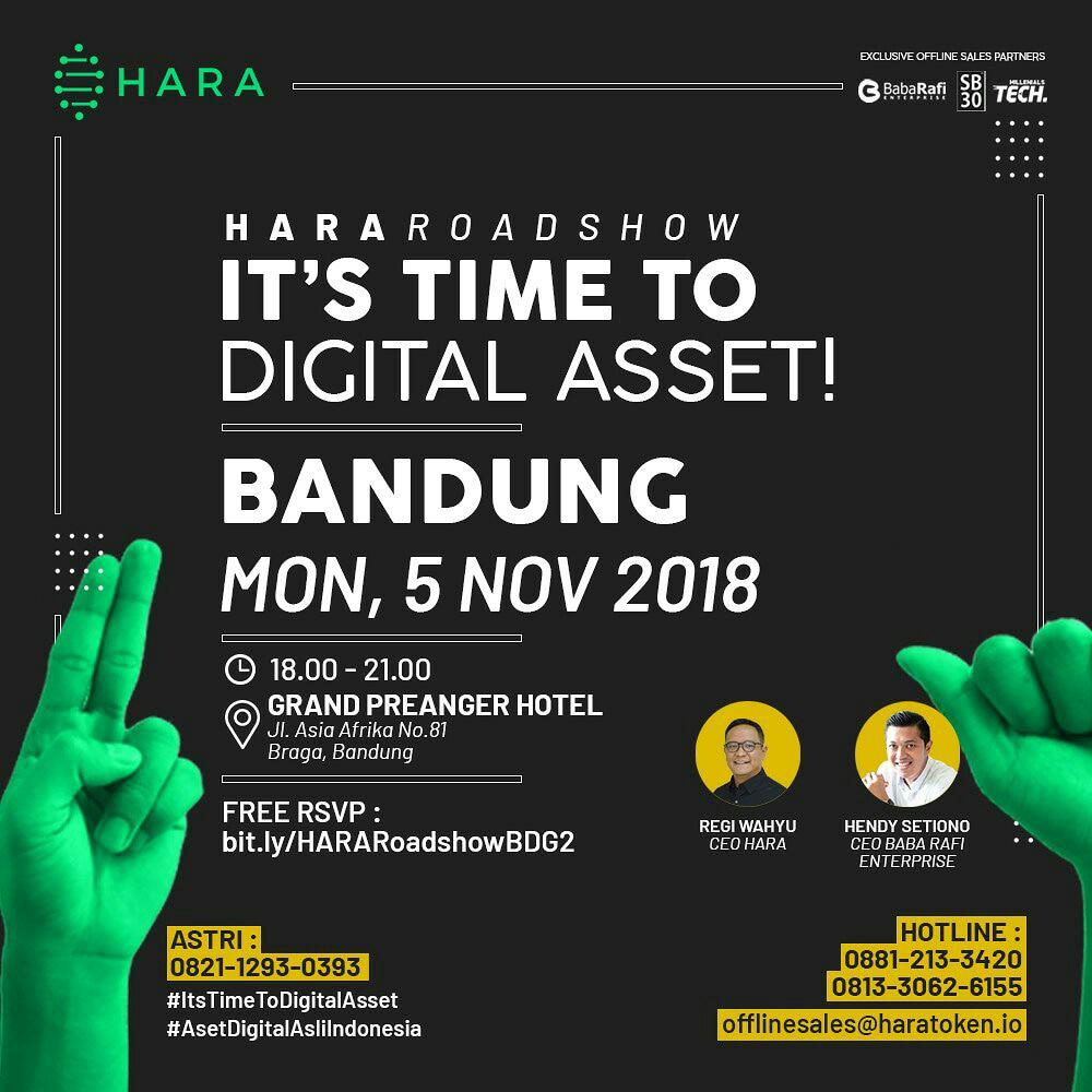 HARA Roadshow 2 -Bandung 5 November 2018