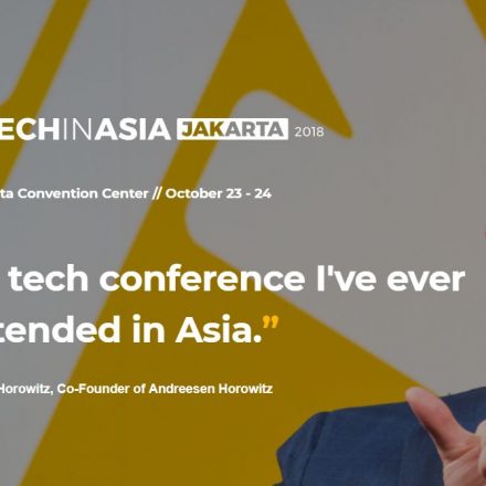 TechInAsia Jakarta 2018 – 23 Oktober 2018