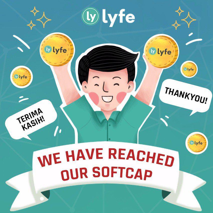 Soft Cap Tercapai, Pre-Sale Token Lyfe Berakhir