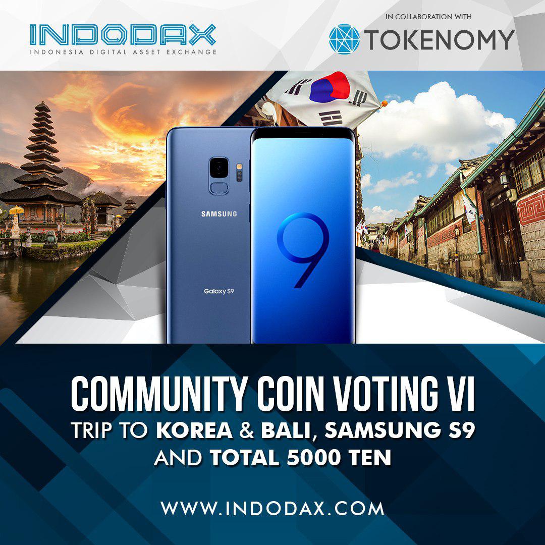 Indodax Community Coin Voting VI Berhadiah Liburan ke Korea & Bali