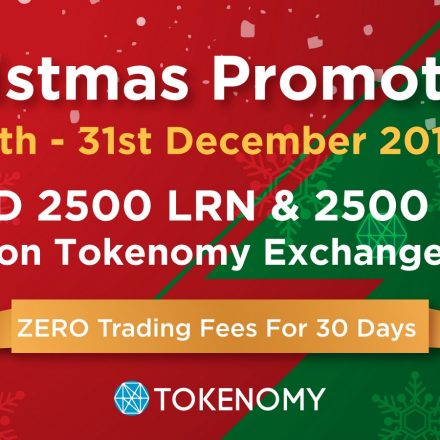 Promo Natal Tokenomy Exchange: Bebas Biaya Trading 30 Hari