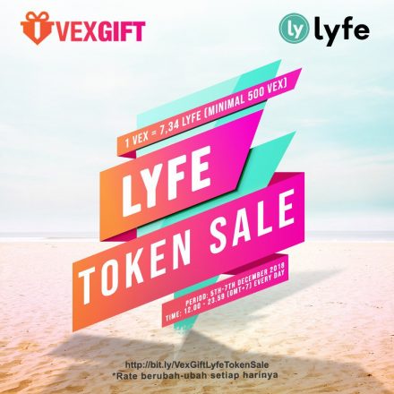 Lyfe Token Sale Via VexGift Dibuka
