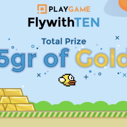 Ikuti Kompetisi FlywithTEN di PlayGame, Berhadiah Total 5 Gram Emas